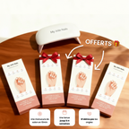 Pack découverte : Lampe UV + 2 vernis + 2 offerts 🎁